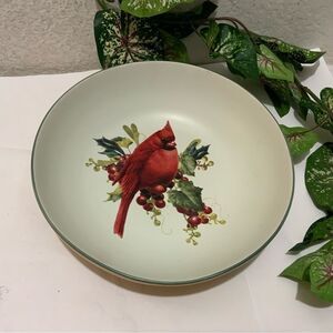 Lenox Winter Greetings Everyday 9” large bowl freezer to oven Catherine Mc G14